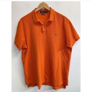 Polo Ralph Lauren Orange Custom Slim Fit Polo XL